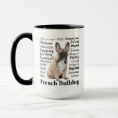 Mug Musique Frenchie Traits (Gauche)