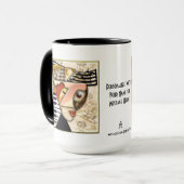 Mug Musique funky (Mug céramique personnalisée) (Devant gauche)