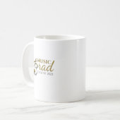 Mug Musique Grad Gold Treble Clé chanteur  (Devant gauche)