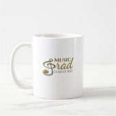 Mug Musique Grad Gold Treble Clé chanteur (Gauche)