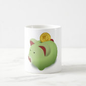 Mug Musique Green Piggy Bank (Centre)