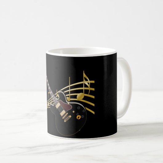 Mug Musique guitare (Devant droit)