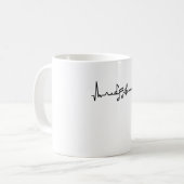 Mug Musique Heartbeat band et notes Cadeaux (Devant gauche)