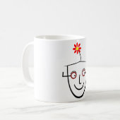 Mug Musique humaine florale (Devant gauche)