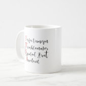 Mug Musique humoristique du SSPT (Devant gauche)