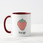 Mug Musique Icône fraise (Gauche)