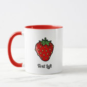 Mug Musique Icône fraise (Gauche)