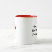 Mug Musique Icône fraise (Centre)