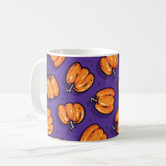 Mug Musique imprimée par le citrouille (Devant gauche)