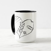 Mug Musique inspirante (Devant gauche)