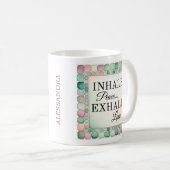 Mug Musique inspirante | Inhale Peace (Devant droit)