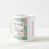Mug Musique inspirante | Inhale Peace (Devant gauche)