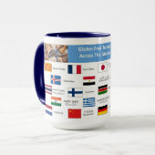 Mug Musique internationale sans gluten (Devant gauche)