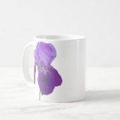 Mug Musique Iris pourpre (Devant gauche)