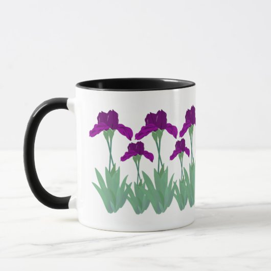 Mug Musique Iris pourpre (Gauche)