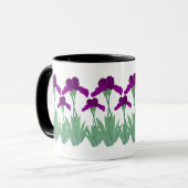 Mug Musique Iris pourpre (Devant gauche)