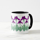 Mug Musique Iris pourpre (Devant droit)
