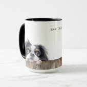 Mug Musique japonaise de chien (Devant gauche)
