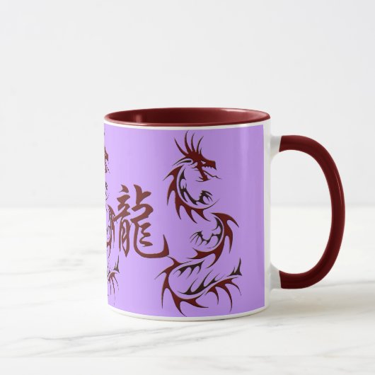 Mug Musique japonaise de dragon (Droite)