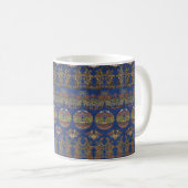 Mug Musique japonaise Motif de dragon bleu (Devant droit)