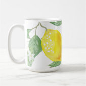 Mug Musique jaune citron (Gauche)