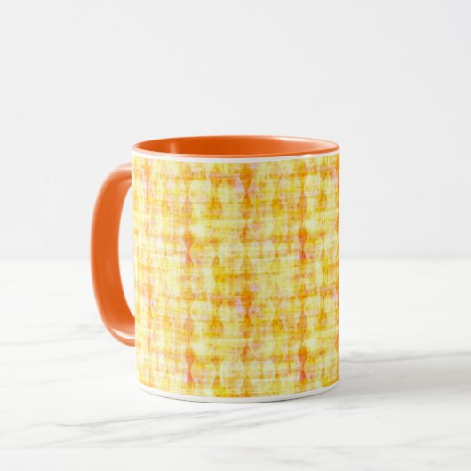 Mug Musique jaune et orange (Devant gauche)