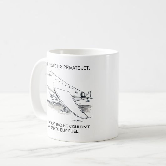 Mug Musique Jet privée (Devant gauche)