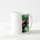Mug Musique Joueuse de rugby (Devant droit)