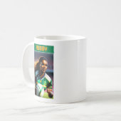 Mug Musique Joueuse de rugby (Devant gauche)