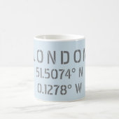Mug Musique Latitude Longitude Londres (Centre)