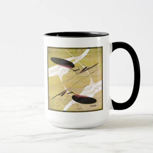 Mug Musique le prenant au maximum ! (Droite)