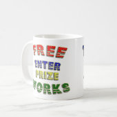 Mug Musique libre-échange (Devant gauche)