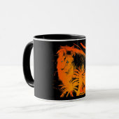 Mug Musique Lion Feu (Devant gauche)