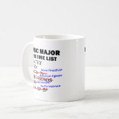 Mug Musique Liste majeure - Fille (Devant gauche)