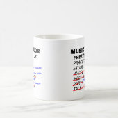Mug Musique Liste majeure - Fille (Centre)