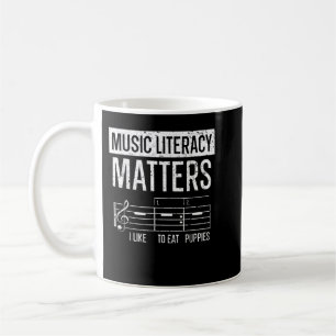 Mug Musique Literacy Matters Music Enseignant Musicien
