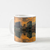 Mug Musique Liverpool Skyline (Devant gauche)