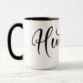 Mug Musique Mariage Hubby avec intérieur noir  (Gauche)