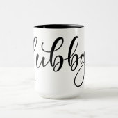 Mug Musique Mariage Hubby avec intérieur noir  (Centre)