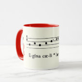 Mug Musique médiévale Catholique Chant Grégorien Vinta (Devant gauche)