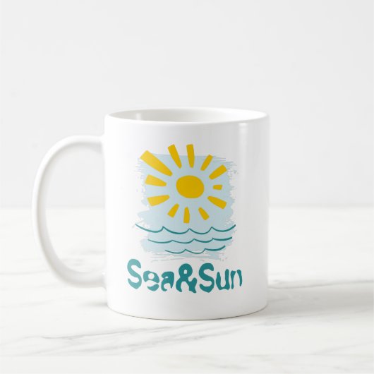 Mug Musique Mer Et Soleil (Gauche)