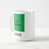 Mug Musique Modèle de test de documentation API (Devant gauche)