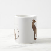 Mug Musique moderne Greyhound Dog Portrait (Centre)
