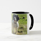 Mug Musique modifiable avec photo et texte (Devant droit)