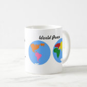Mug Musique Mondiale de la Paix Montessori (Devant droit)