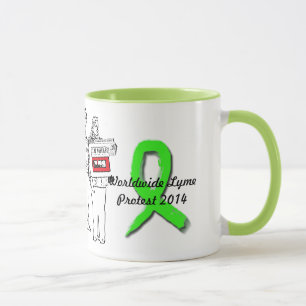 Mug Musique mondiale de protestation de Lyme