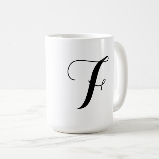 Mug Musique monogramme (Devant droit)