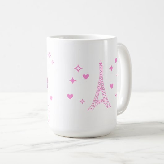 Mug Musique Montessori Tour Rose (Devant droit)