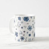 Mug Musique motif à fleurs (Devant gauche)