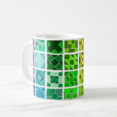 Mug Musique motif arc-en-ciel (Devant gauche)